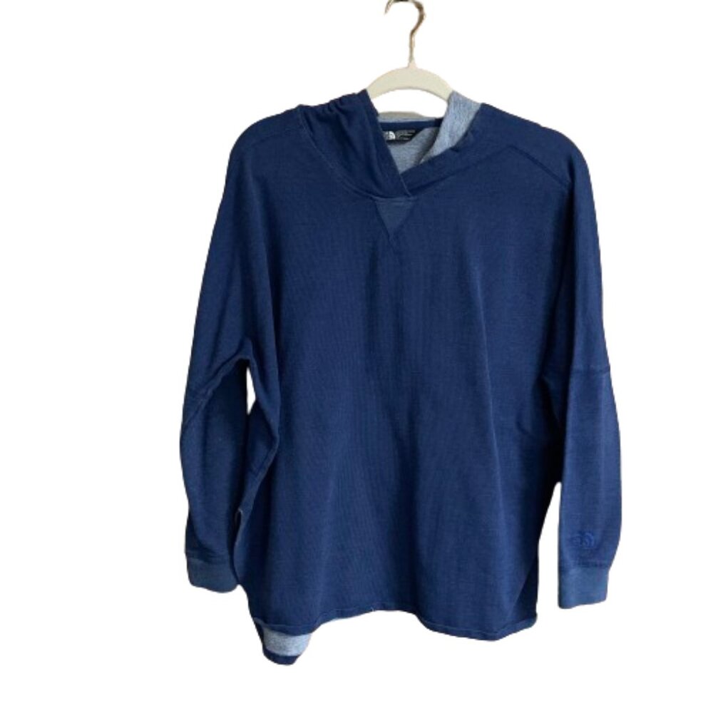 The North Face Small Blue Women's Lightweight Hooded Pullover Sweatshirt GUC